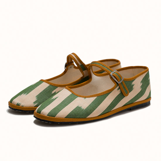 Bambina Ikat Green