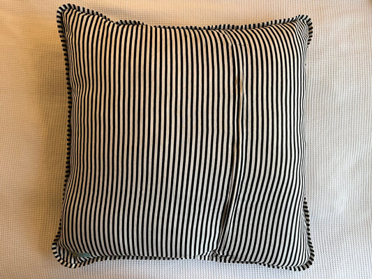 Jaipur lava grey square cushion