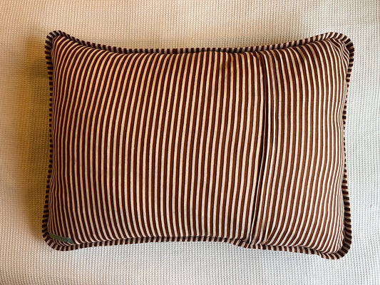 Jaipur burgundy rectangle cushion