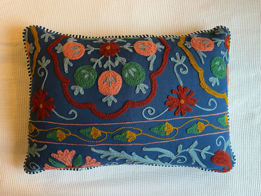 Jaipur indigo III rectangle cushion
