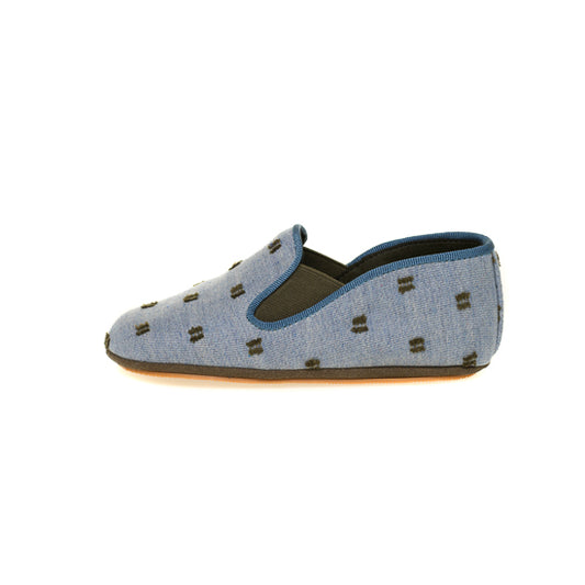 The Plumetis Khaki Slipper
