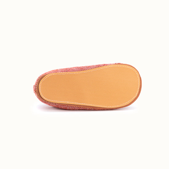 The Tweed Grapefruit slipper