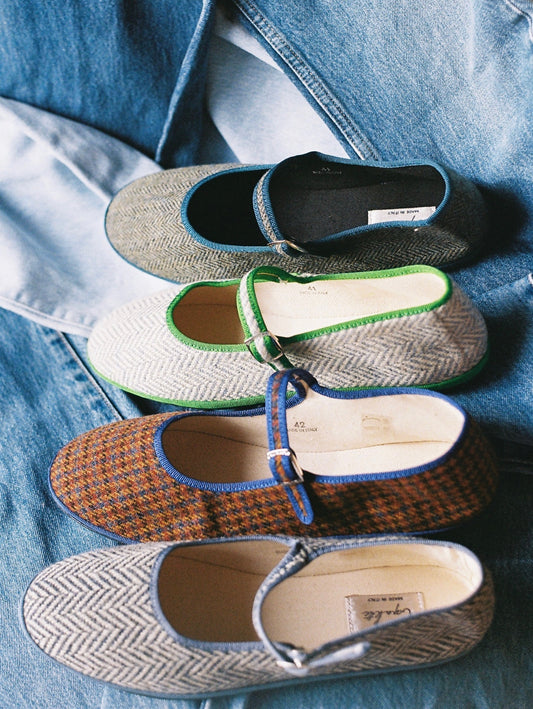 Bambina Tweed Blue Denim & Indigo